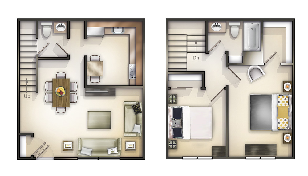 Chicago IL Apartments Academy Square Floorplans