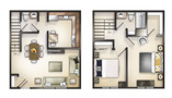2 Bedroom 2 Story